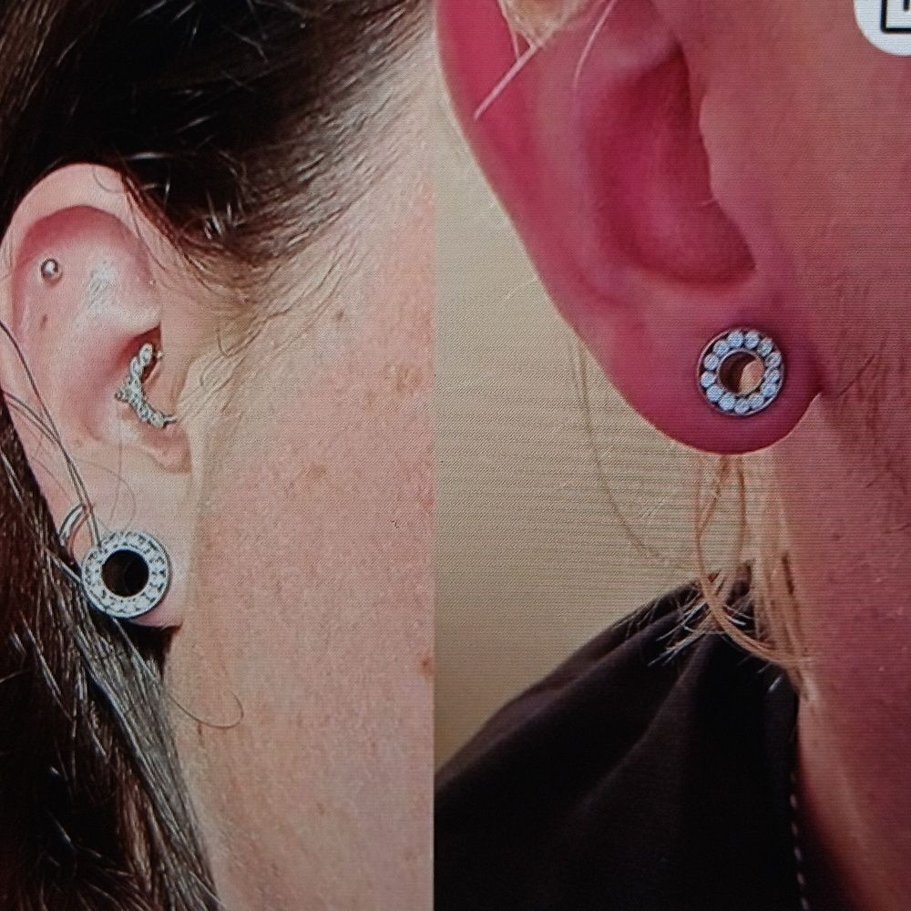 Titanium Ear Guages 3mm‎ For Women And Men New